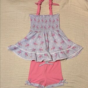 Flamingo tunic set